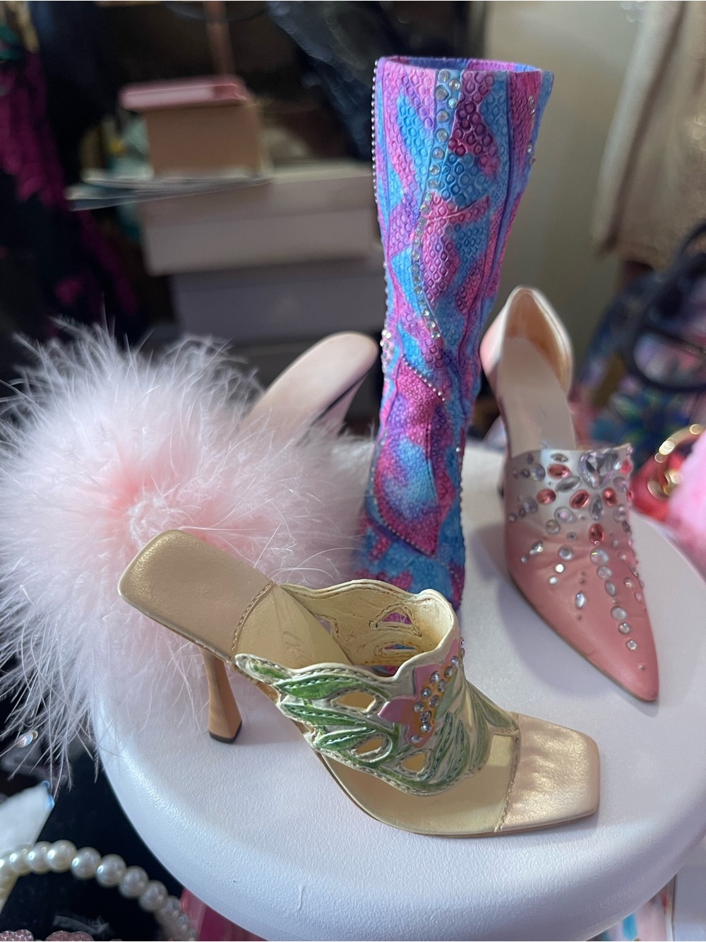 Just the right shoe collectibles by Raine